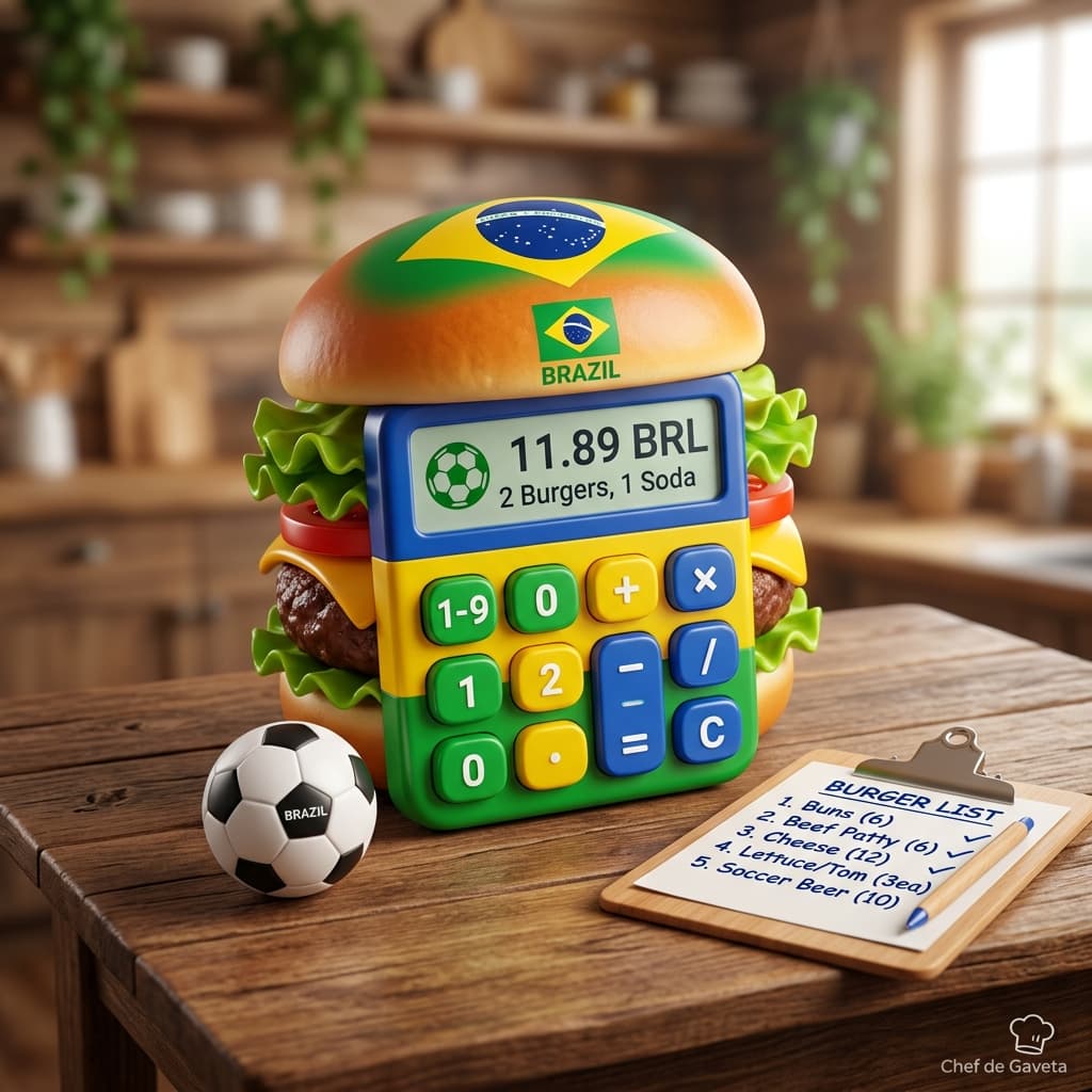 Calculadora de Lanche da Copa (Seleções)