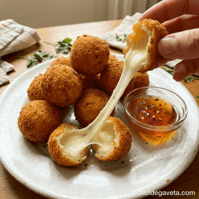 Bolinha de Queijo na Air Fryer
