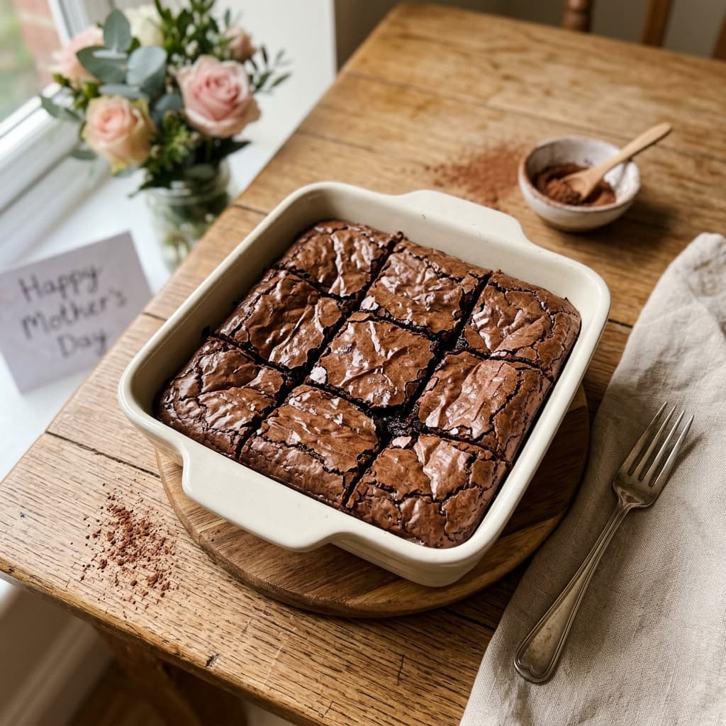 Brownie de Chocolate na Air Fryer (Casquinha Crocante!)