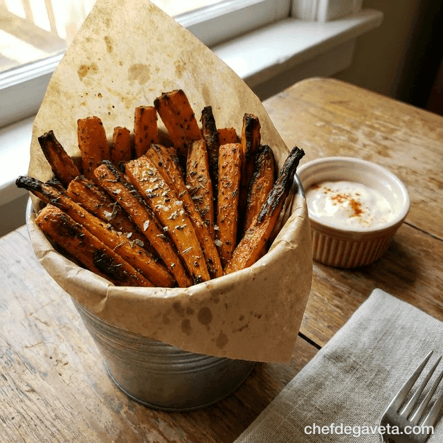 Cenoura Assada com Mel e Cominho na Air Fryer