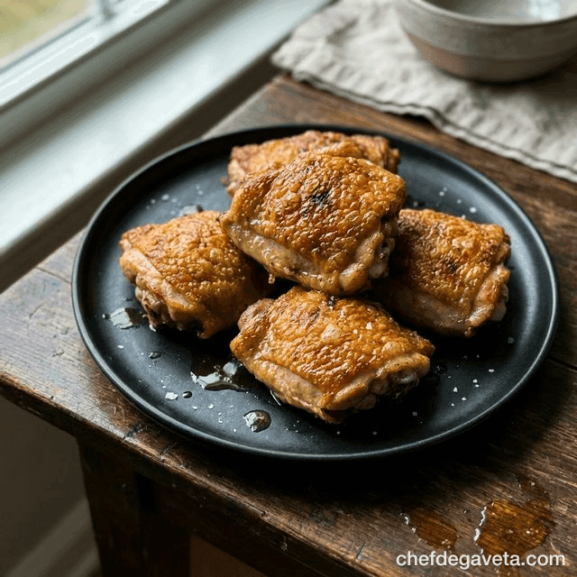 Coxa de Frango Crocante na Air Fryer