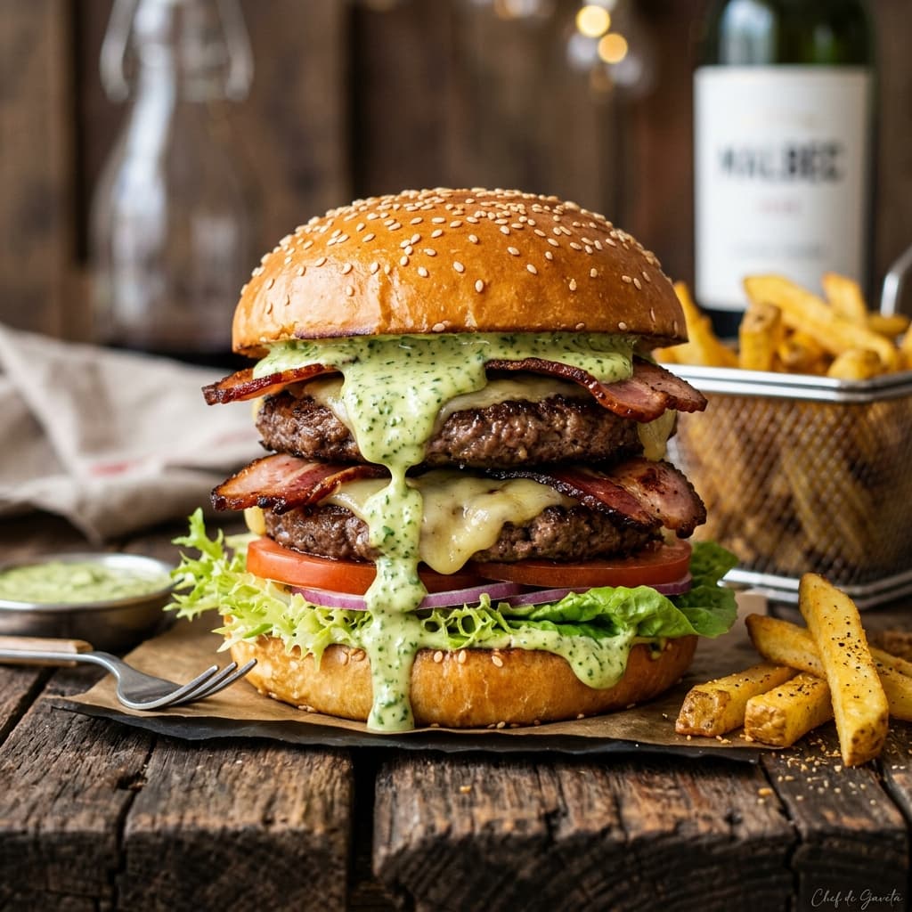 McArgentina 2026, servido em prato branco sobre mesa de madeira — sanduíches, Copa do Mundo