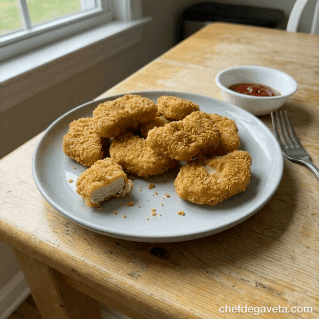Nuggets Caseiros na Air Fryer