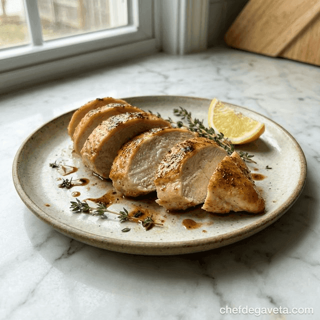 Peito de Frango Suculento na Air Fryer