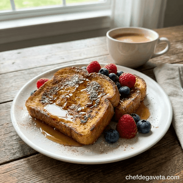 Torrada Francesa (Rabanada) na Air Fryer