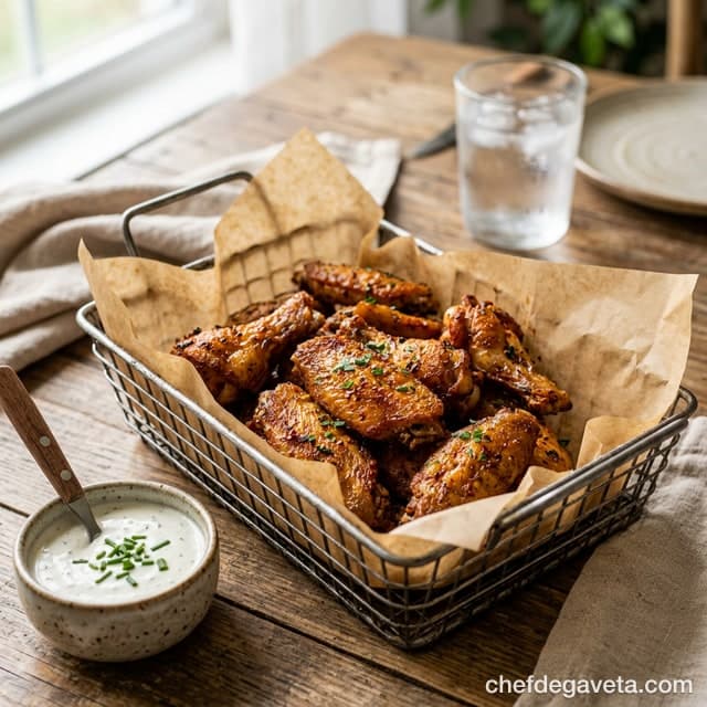 Asa de Frango na Air Fryer (Super Crocante)