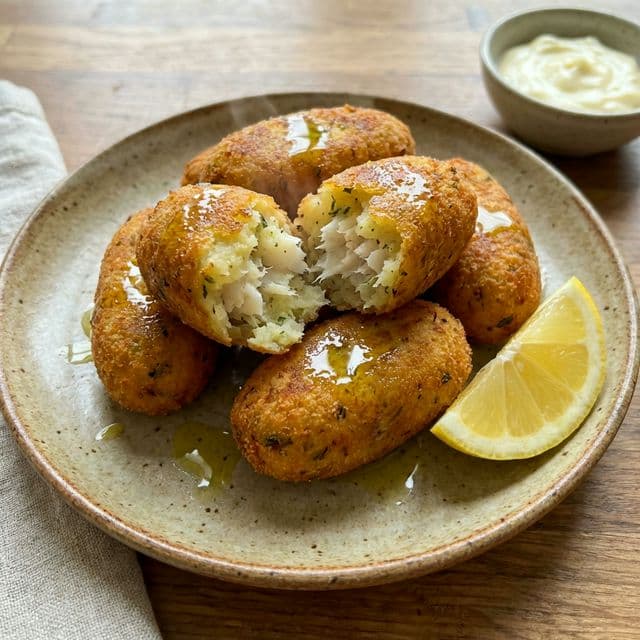 Bolinho de Bacalhau na Air Fryer