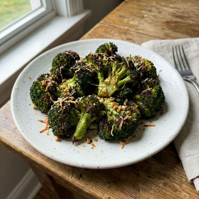 Brócolis Crocante na Air Fryer