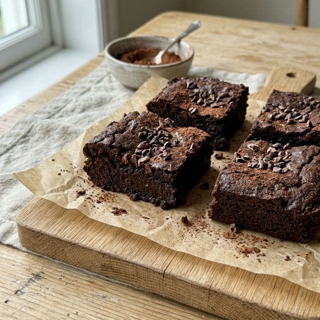 Brownie Fit de Batata-Doce com Cacau