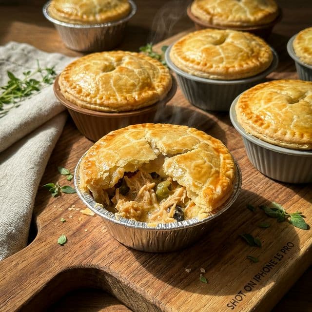 Empada de Frango na Air Fryer