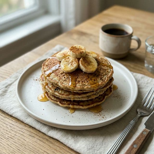 Panqueca Fit de Banana e Aveia