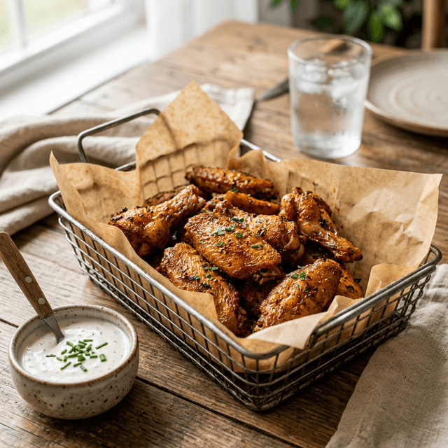 Asa de Frango na Air Fryer (Super Crocante)