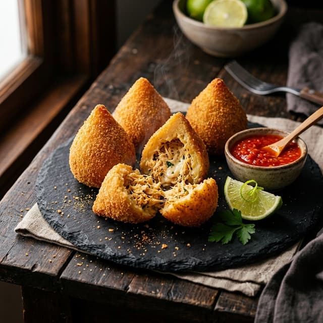 Coxinha na Air Fryer — Crocante Sem Fritura